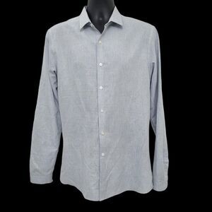 2/$20 Topman Classic Blue Buttons Down Shirt Size: Large